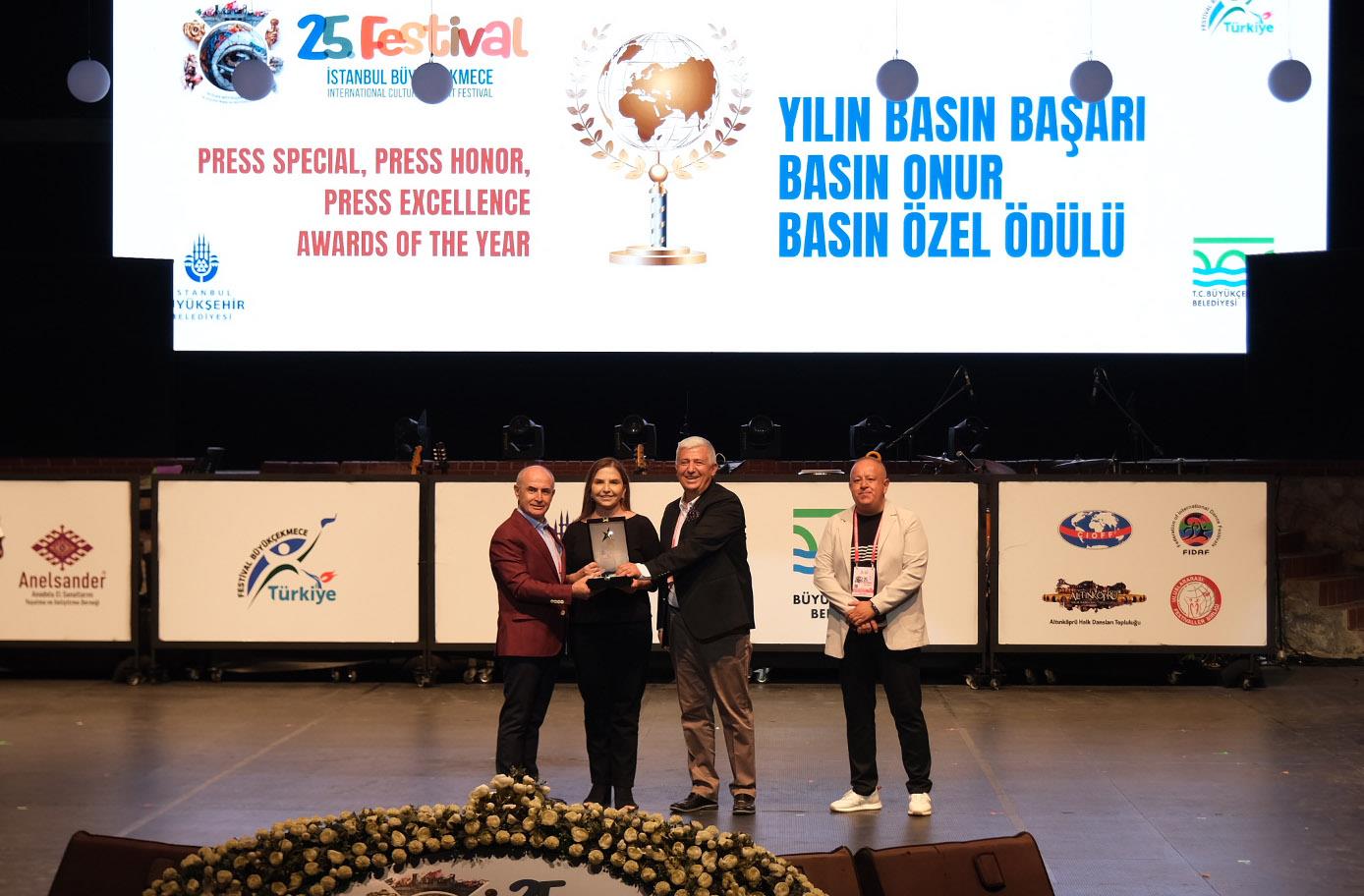 Festivalin basın ödülleri törenle verildi